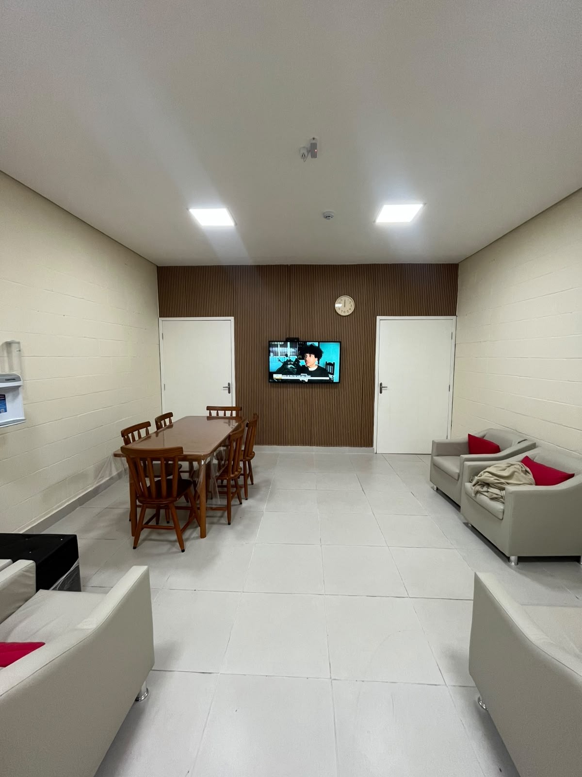 Sala de convivência da Unidade Campo Grande